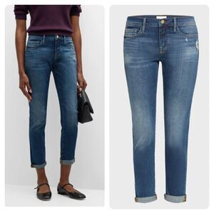 Frame Denim Blue Boyfriend Jeans